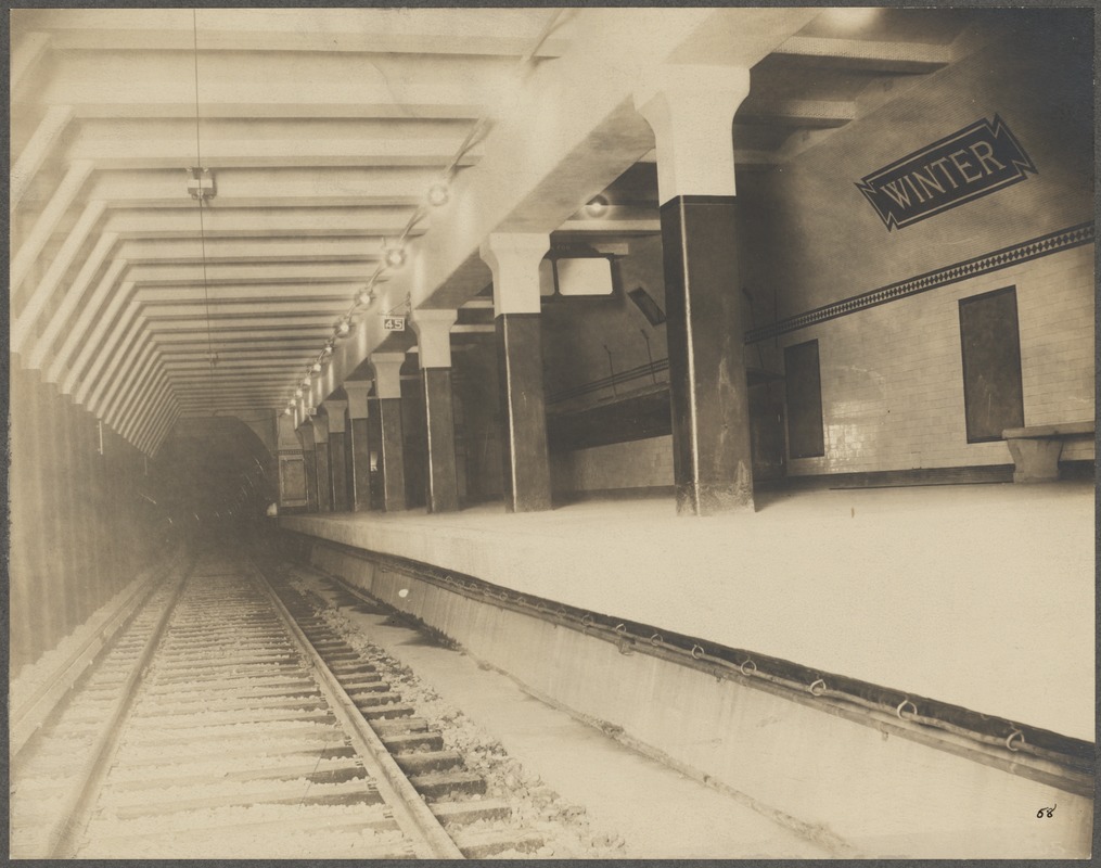 Boston Elevated Railway. Winter Street Station