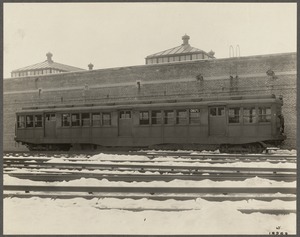 Boston Elevated Railway. Equipment. Pressed steel car