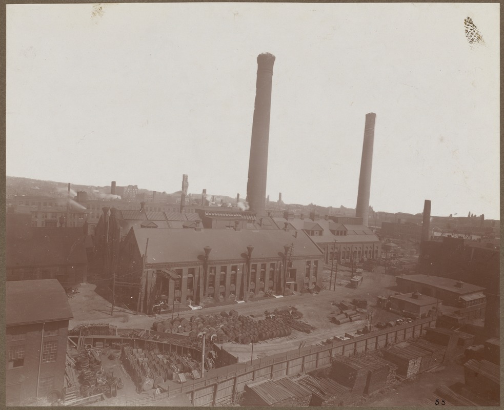 Boston Elevated Railway. Central Power Station
