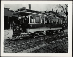Charlestown street car, Medford & Boston Line