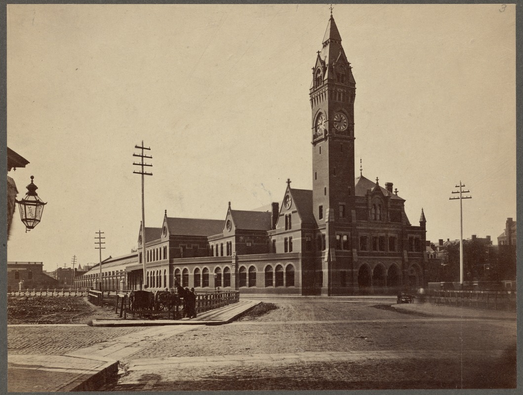 Boston and Providence Railroad, Providence Station, Park Square