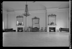 Hamilton Hall, Chestnut Street, Salem: interior