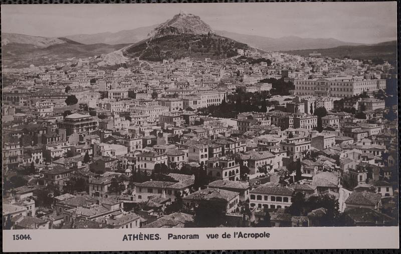 Athènes. Panoram vue de l'Acropole