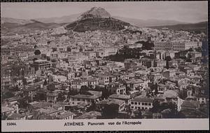 Athènes. Panoram vue de l'Acropole