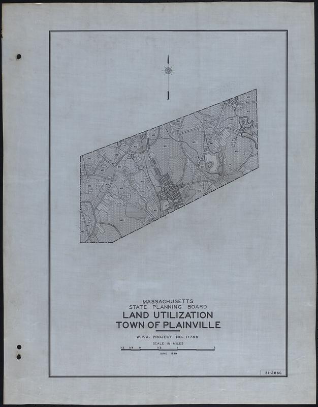 Land Utilization Town of Plainville Digital Commonwealth