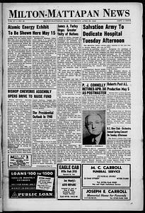Milton Mattapan News, April 29, 1948