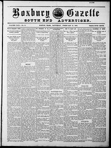 Roxbury Gazette and South End Advertiser, February 18, 1893