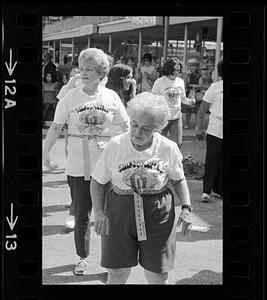 Oldsters' "Shape Up Boston" exercise class, Framingham