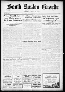 South Boston Gazette, October 30, 1937