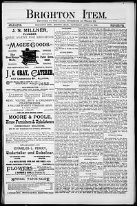 The Brighton Item, April 16, 1892