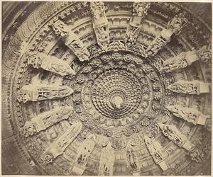 Ceiling of Jain temple [i.e. Luna Vasahi]