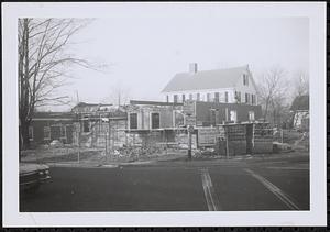 Construction of the new Sharon Cooperative Bank building