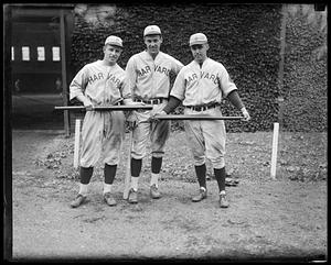3 Harvard players look up