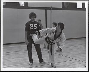 Martial arts class