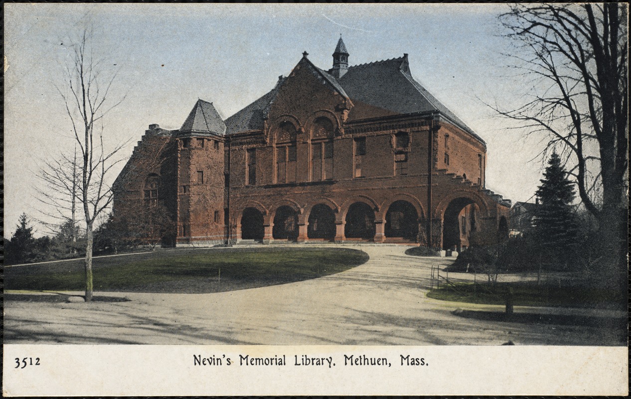 Nevin's Memorial Library, Methuen, Mass.