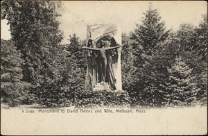Monument to David Nerins and wife, Methuen, Mass.
