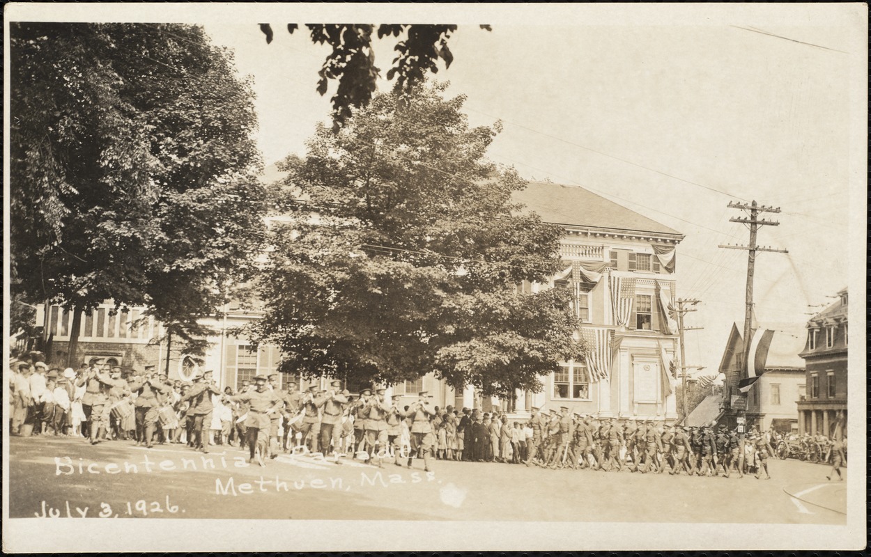 Bicentennial Parade, Methuen, Mass., July 3, 1926