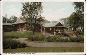 The railroad station, Methuen, Mass.