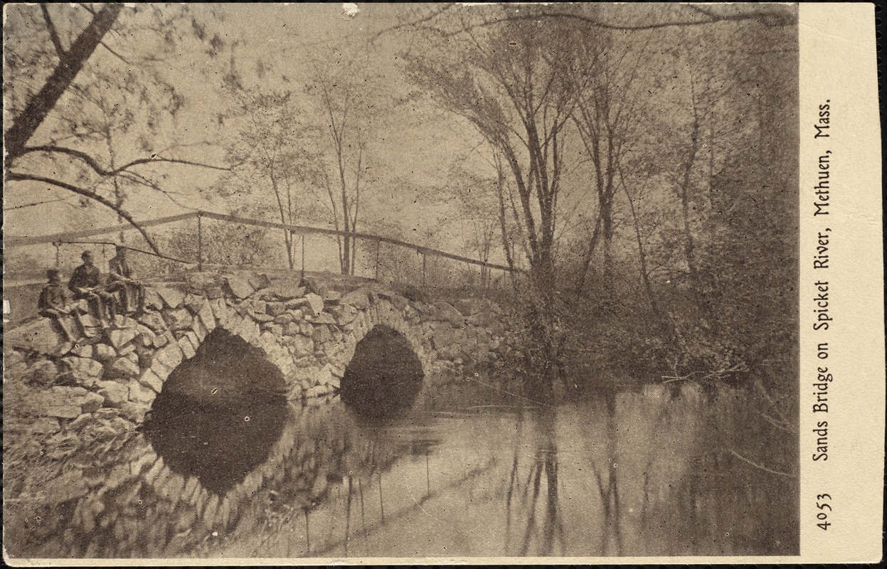 Sands Bridge on Spicket River, Methuen, Mass. - Digital Commonwealth