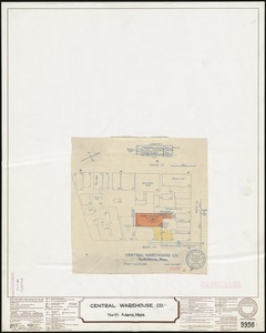 Central Warehouse Co., North Adams, Mass. [insurance map]