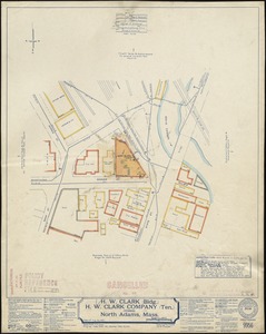 H. W. Clark (Bldg.), H. W. Clark Company (Ten.) (Storage), North Adams, Mass. [insurance map]