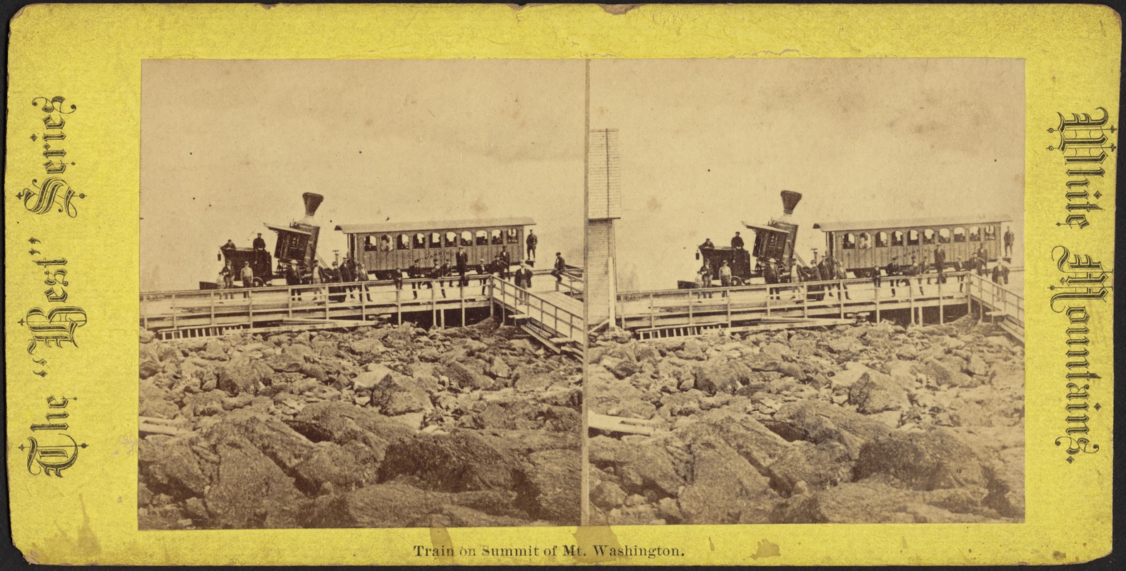 Train on summit of Mt. Washington Digital Commonwealth