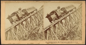 Jacob's ladder, Mt. Washington Railway. U.S.A.