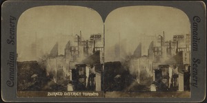 Burned district Toronto