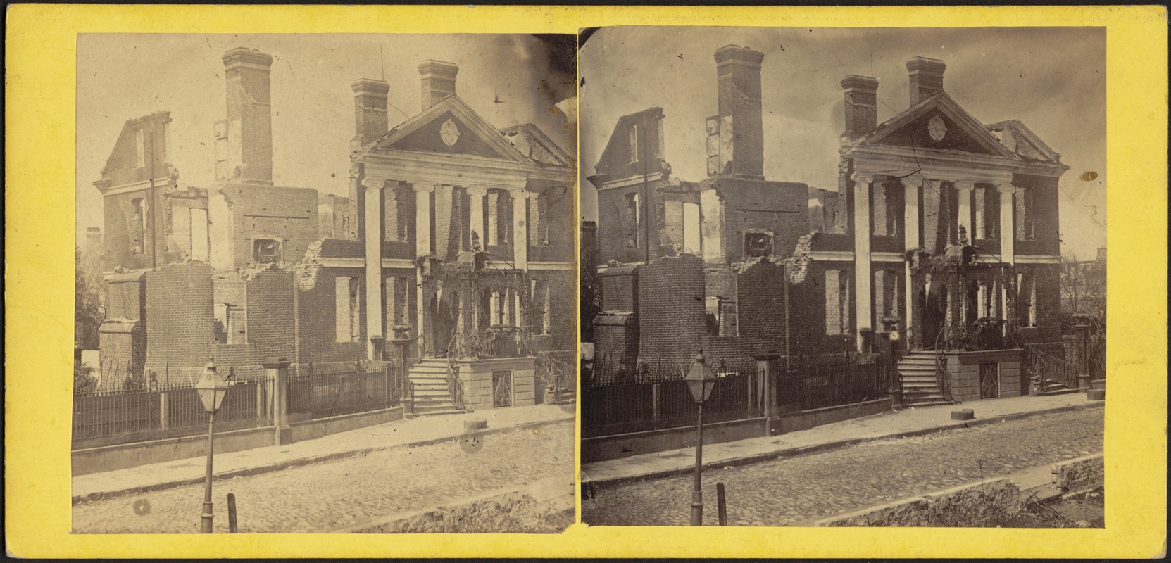 Pinckney house, destroyed in the great fire 1861 Digital Commonwealth