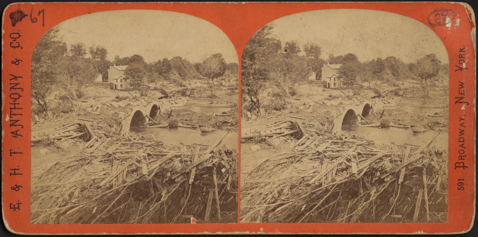 Mill River flood, Hampshire County, Mass., May 16, 1874