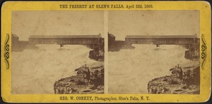 The freshet at Glen's Falls, April 22d, 1869