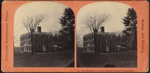 Residence of Jas. Russell Lowell, Cambridge