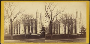 Gore Hall, library building, Harvard College, Cambridge, Mass.