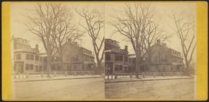 Old "President's House," Harvard College, Cambridge, Mass.