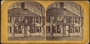 Wright's Tavern, halt of British officers upon their march into Concord