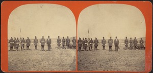 Governor Claflin & General Butler & staff, at division headquarters. Concord, Mss. Sept. 1870