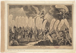 The political mirror or an exhibition of ministers for April 1782