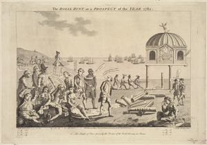 The royal hunt, or a prospect of the year 1782