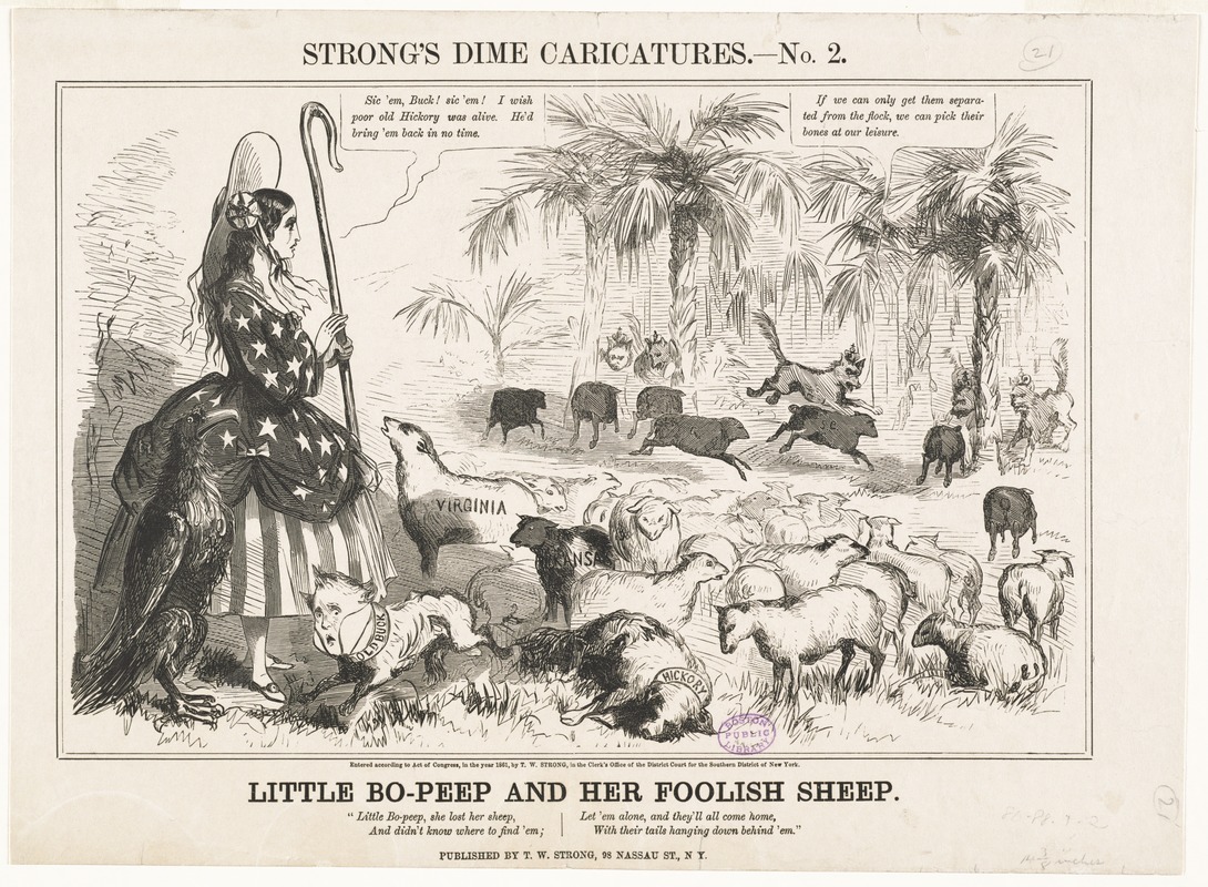 Little Bo-Peep and her foolish sheep