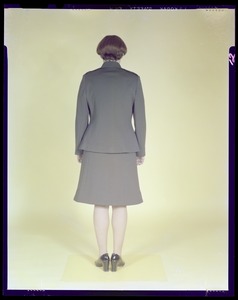 Women's uniform, rear view