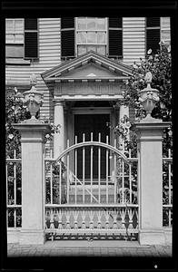 Peirce-Nichols House, exterior, door