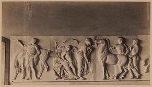 Section of panatheniac frieze from Parthenon