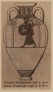 Athena type on panathenaic vases