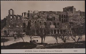 Athènes, Odéon d'Hérode Atticus et l'Acropole
