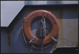 Life preserver stamped "Flying Cloud"