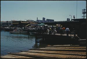 Motion picture shoot, Fisherman's Wharf, San Francisco