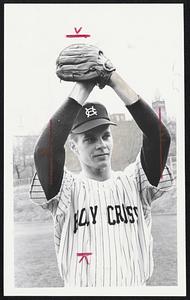 Holy Cross. Jr. righthander Don Riedl, unbeaten as collegian (8-0 for two seasons). was 5-0 last year. Pitched no-hitter in 6-1 win over Dartmouth this season, settling down after walking first four batters to force in run. Has been hampered by back injury, was out nearly month.