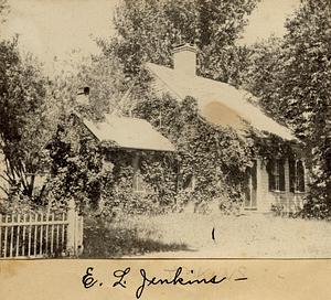 E. Lawrence Jenkins Cottage covered with roses, South Yarmouth, Mass.