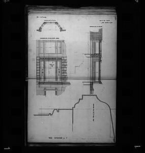 Drawings for windows, 113-115 Beacon Street, Boston, Massachusetts