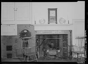 Reading room fireplace, Women's City Club, Boston